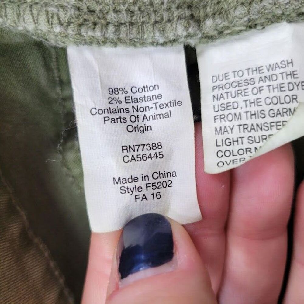 Madewell Women's Skinny Jeans in Olive Green - Picture 11 of 12